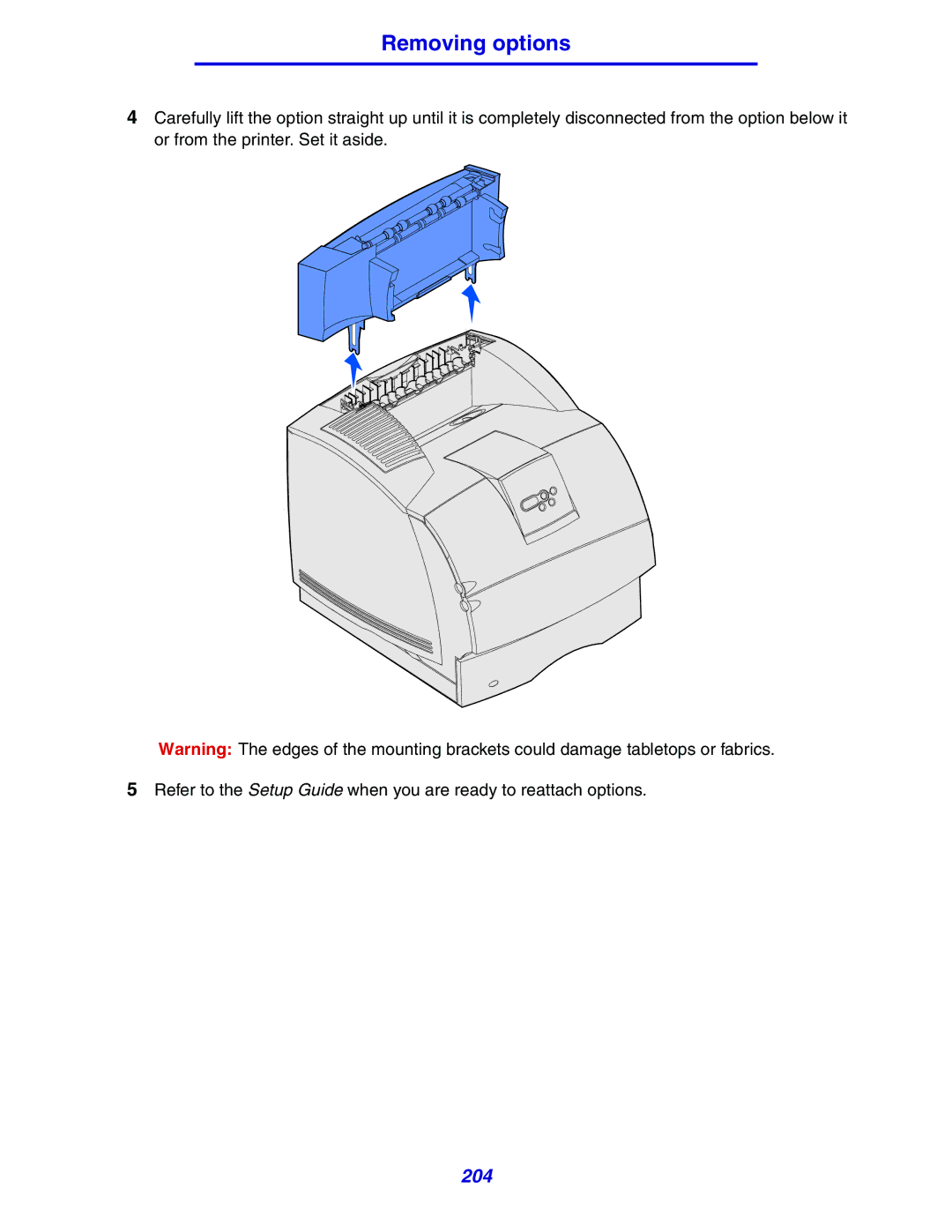 Lexmark 630 manual 204 