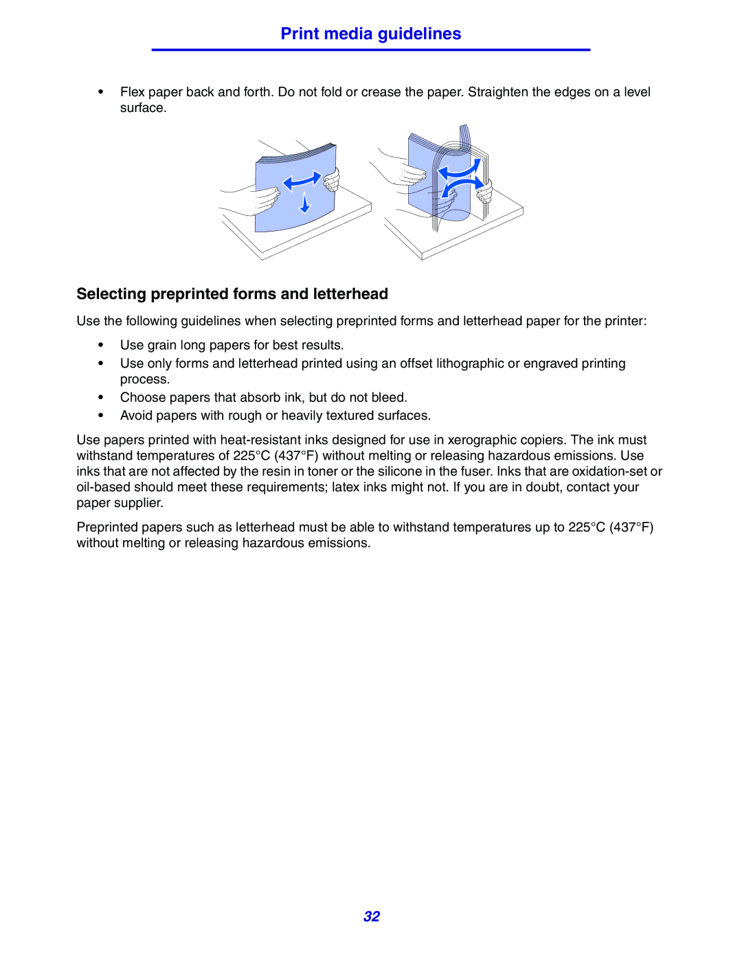 Lexmark 630 manual Selecting preprinted forms and letterhead 