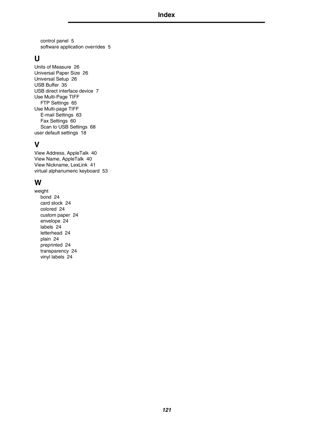 Lexmark 642e MFP manual 121 