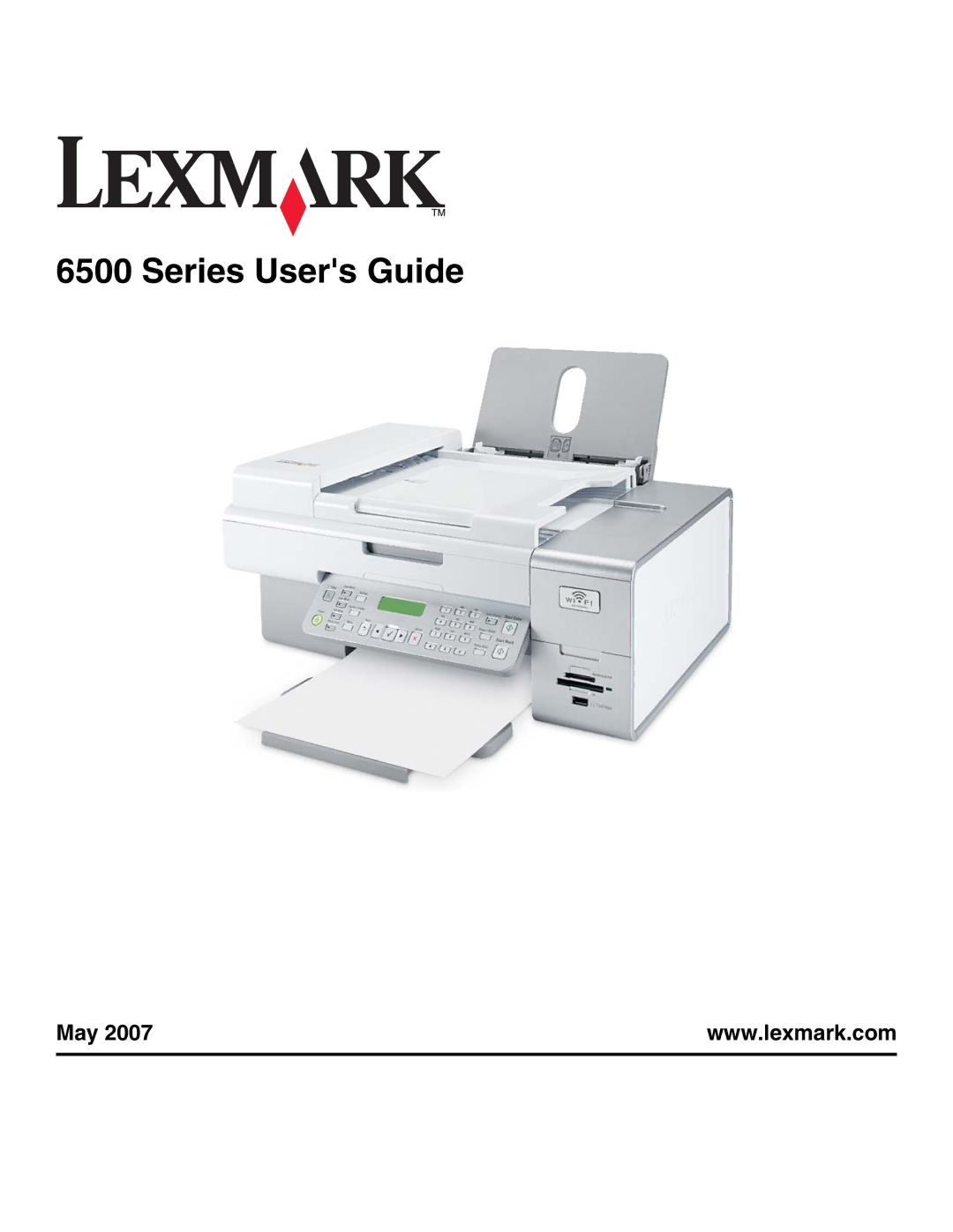 Lexmark 6500 Series manual Series Users Guide, May 