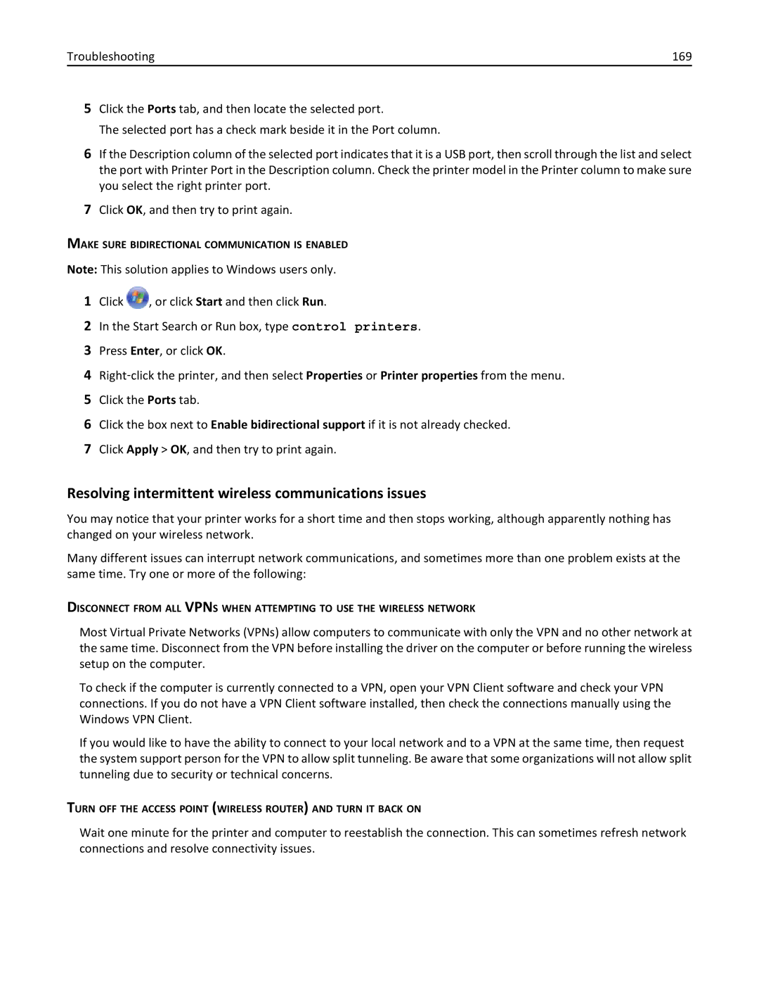 Lexmark 70E, 701 manual Resolving intermittent wireless communications issues 