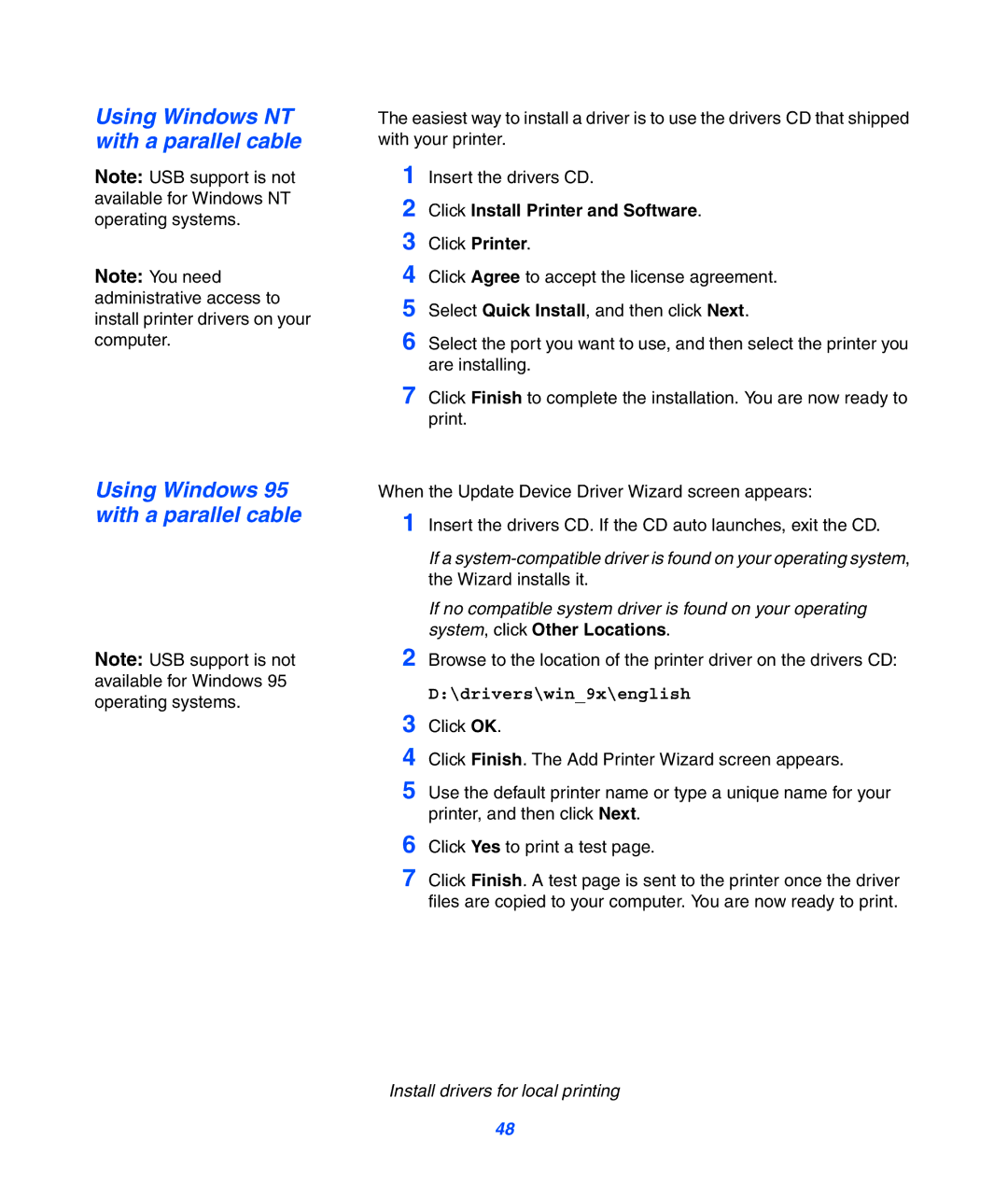 Lexmark 752 setup guide 