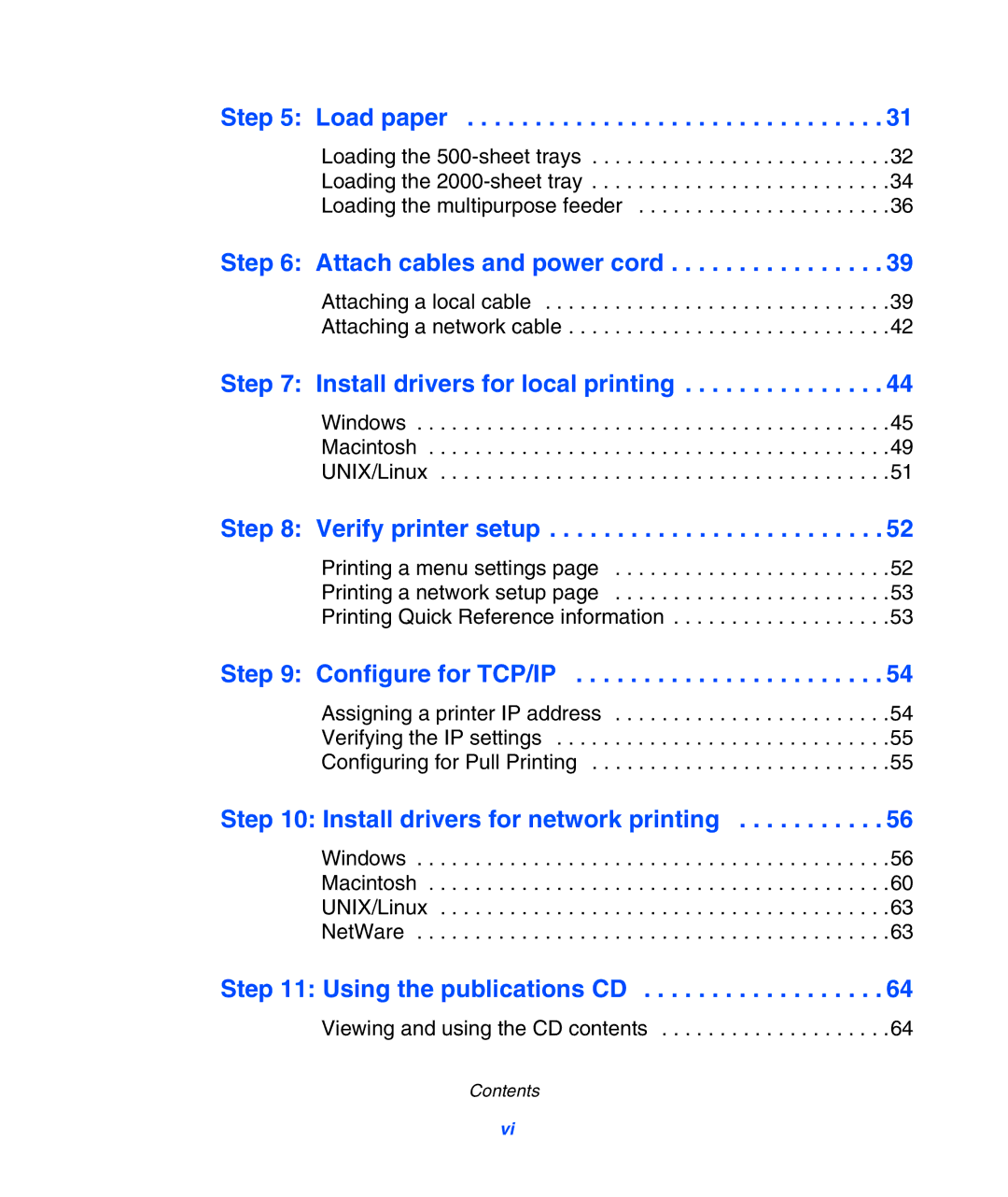 Lexmark 752 setup guide Install drivers for local printing 