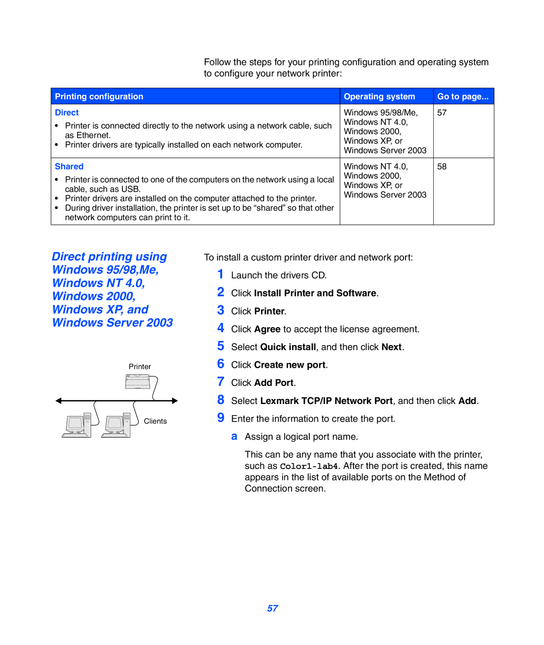 Lexmark 752 setup guide Click Install Printer and Software 