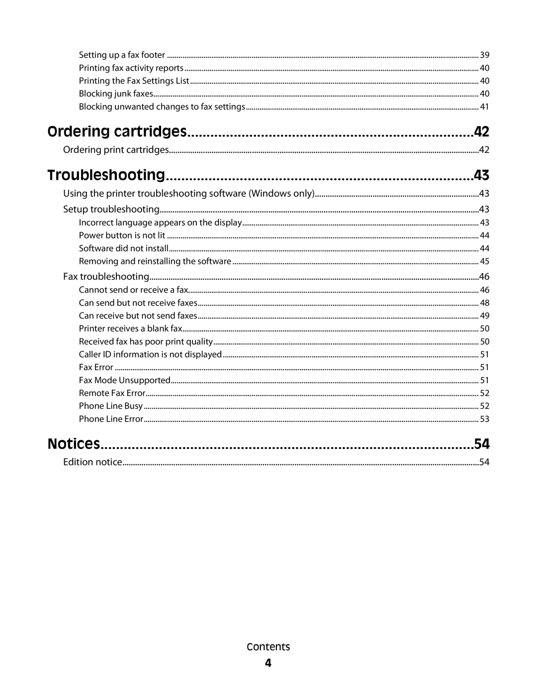 Lexmark 7600 Series manual Ordering cartridges 