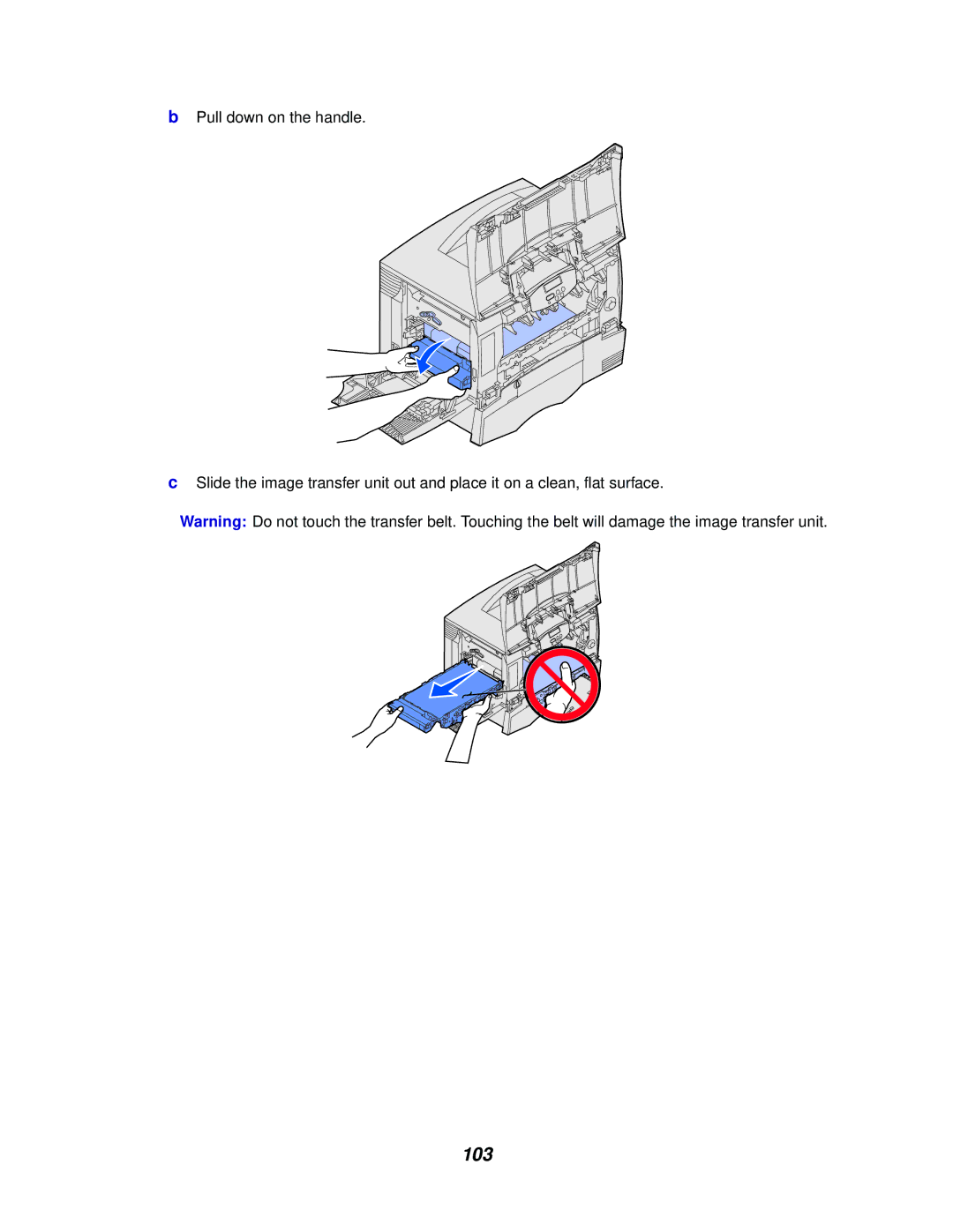 Lexmark 762 manual 103 