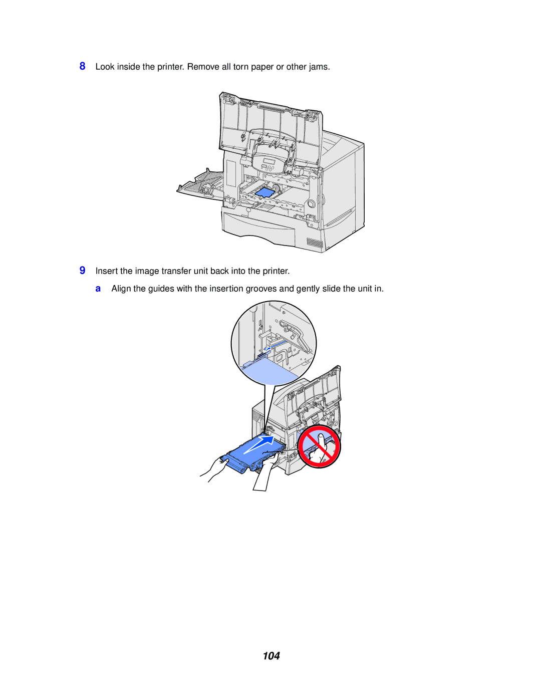 Lexmark 762 manual 104 