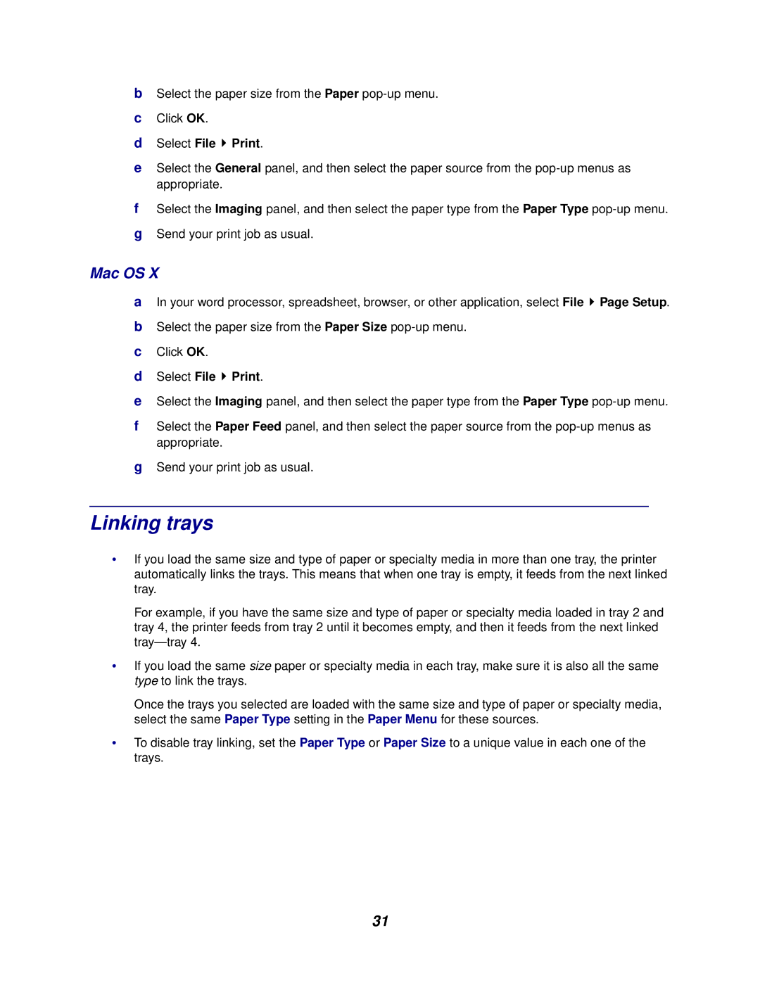 Lexmark 762 manual Linking trays, Select File Print 