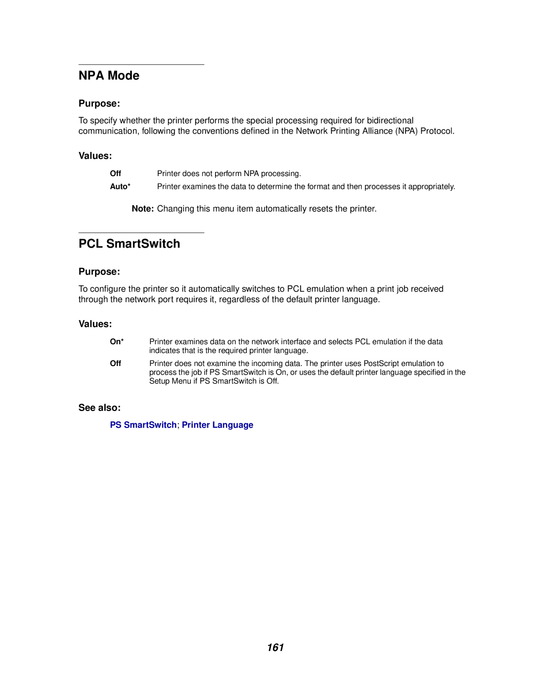 Lexmark 812 manual 161 