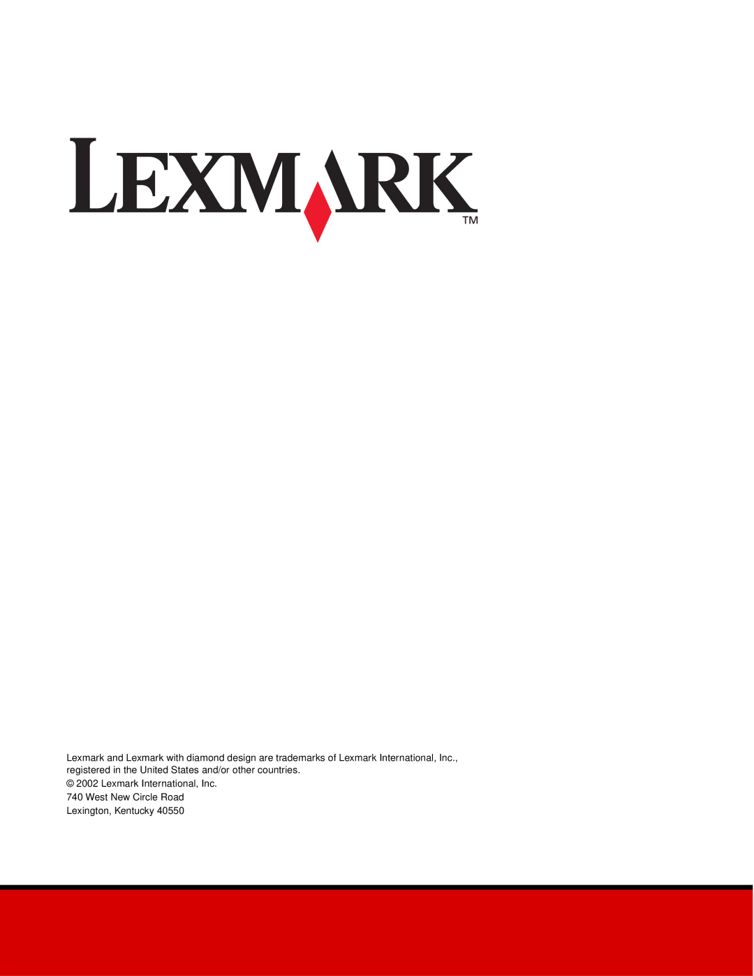 Lexmark 812 manual 