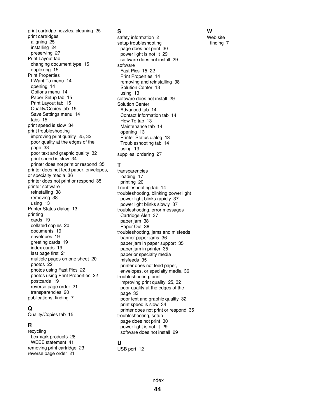 Lexmark 840 Series manual Finding 