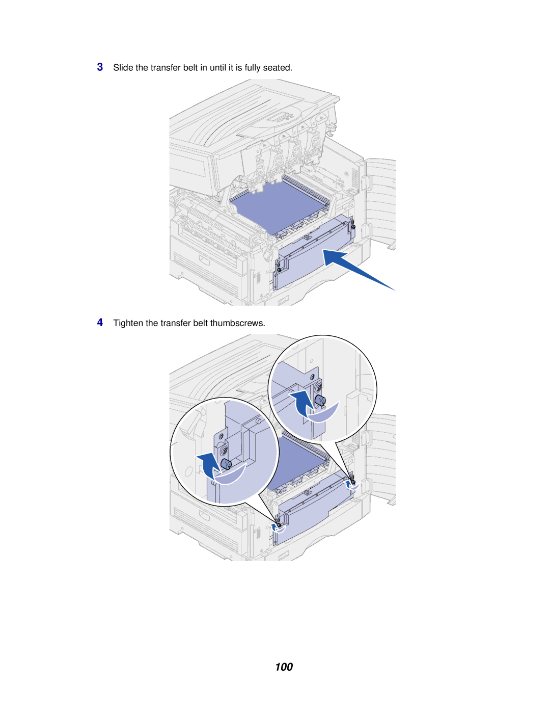 Lexmark 910 manual 100 