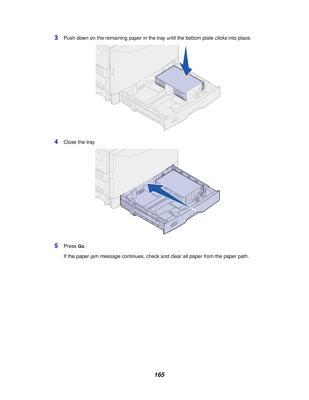 Lexmark 910 manual 165 