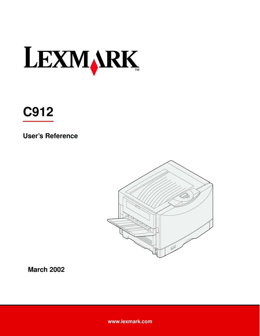 Lexmark manual C912 