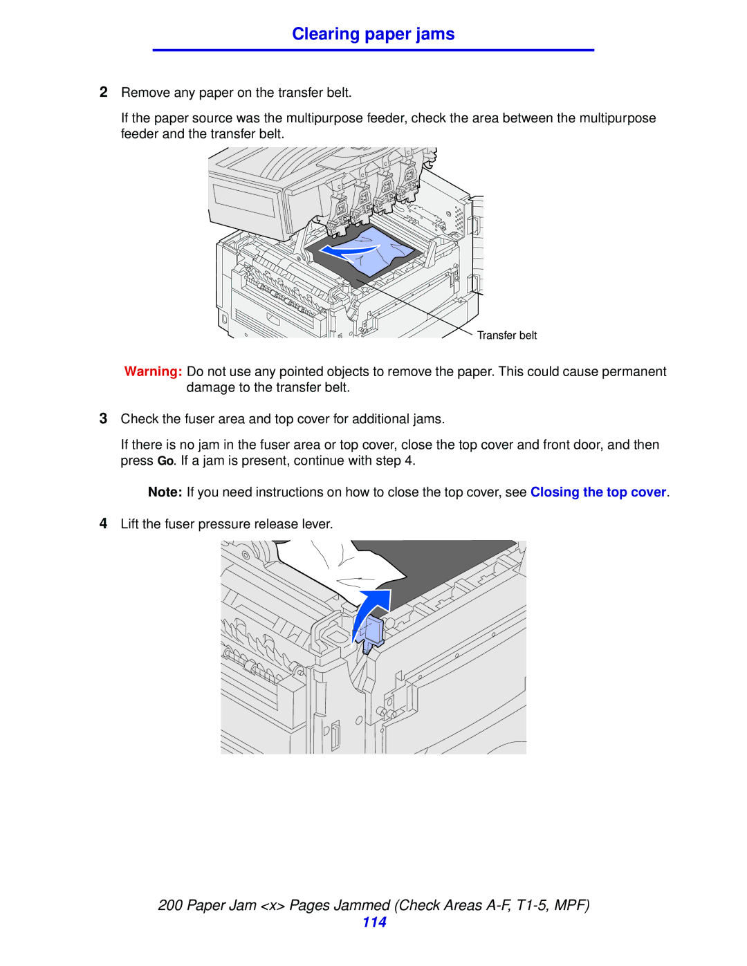 Lexmark 912 manual 114 