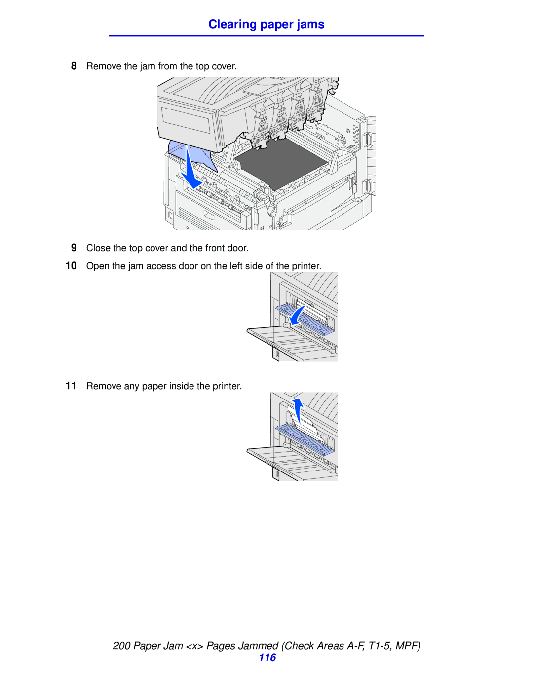 Lexmark 912 manual 116 