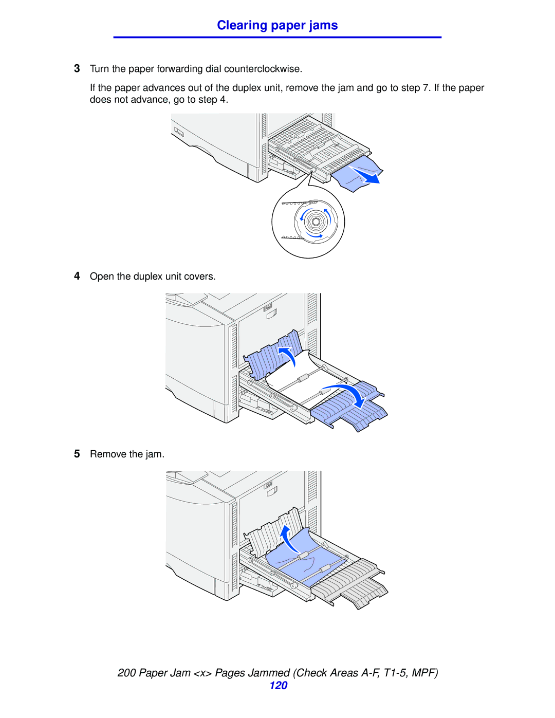 Lexmark 912 manual 120 