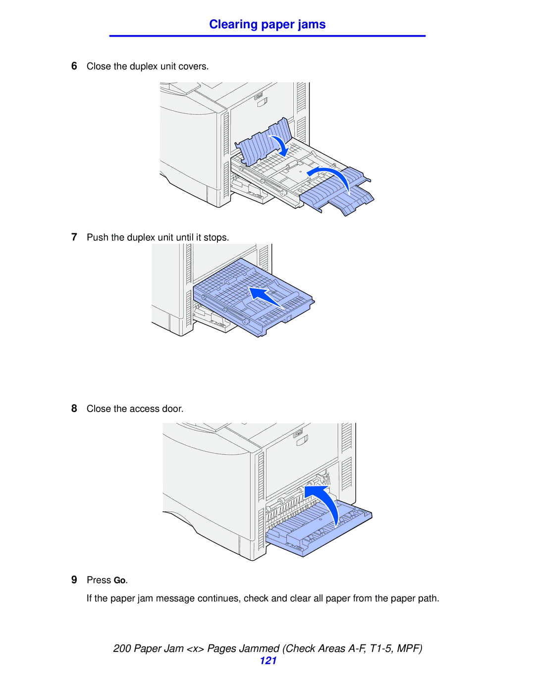 Lexmark 912 manual 121 