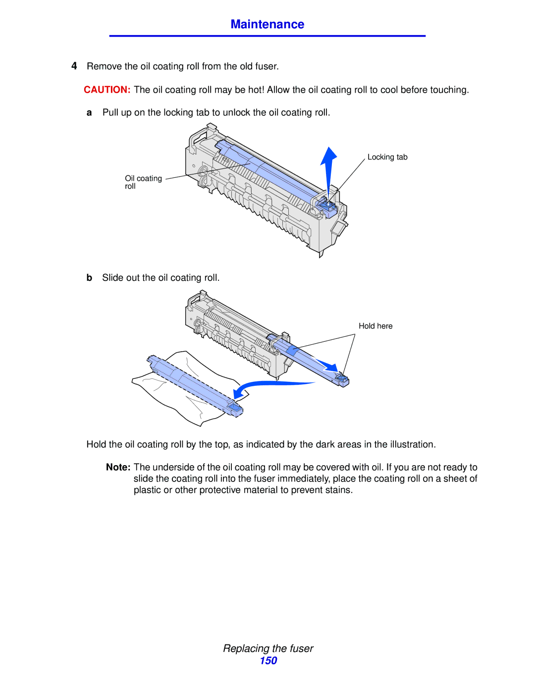 Lexmark 912 manual 150 