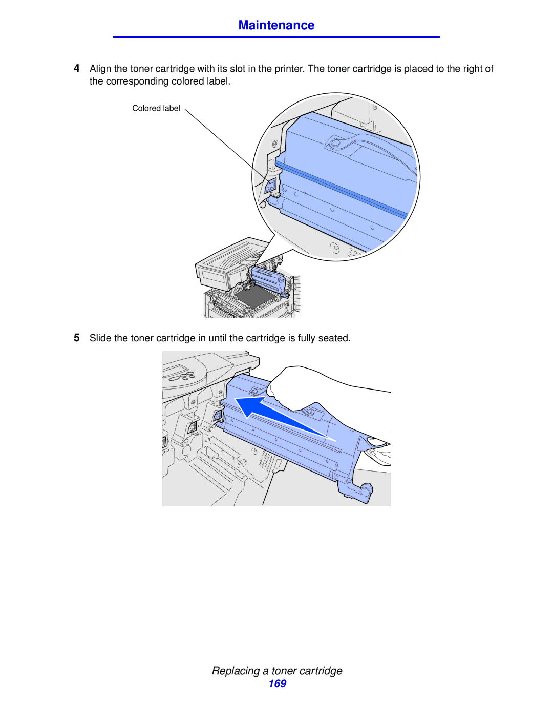 Lexmark 912 manual 169 