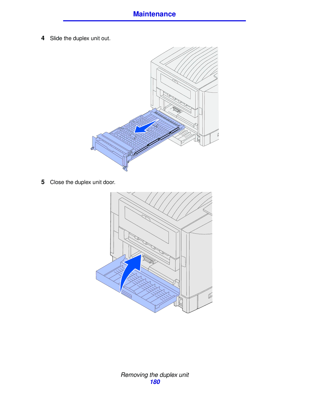 Lexmark 912 manual 180 