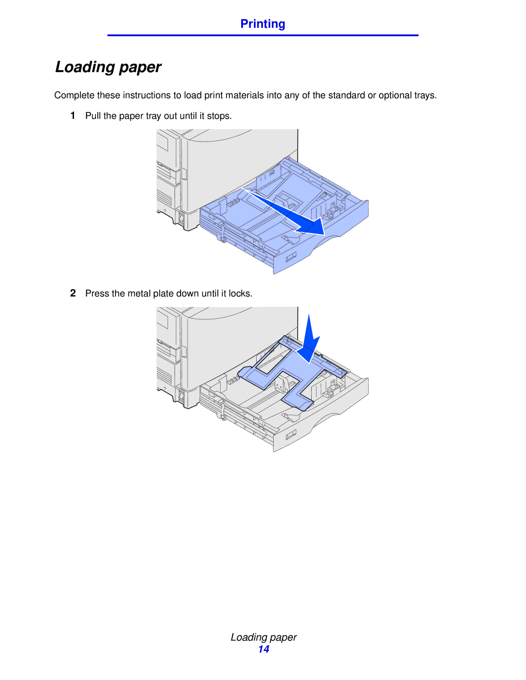 Lexmark 912 manual Loading paper 