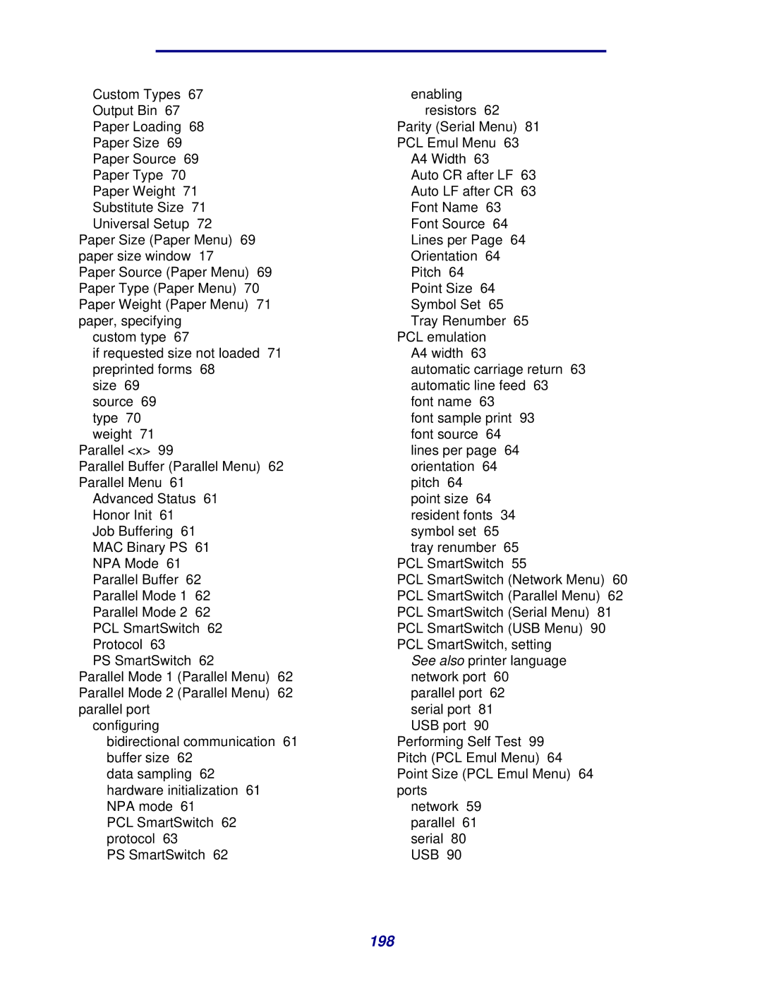 Lexmark 912 manual 198 