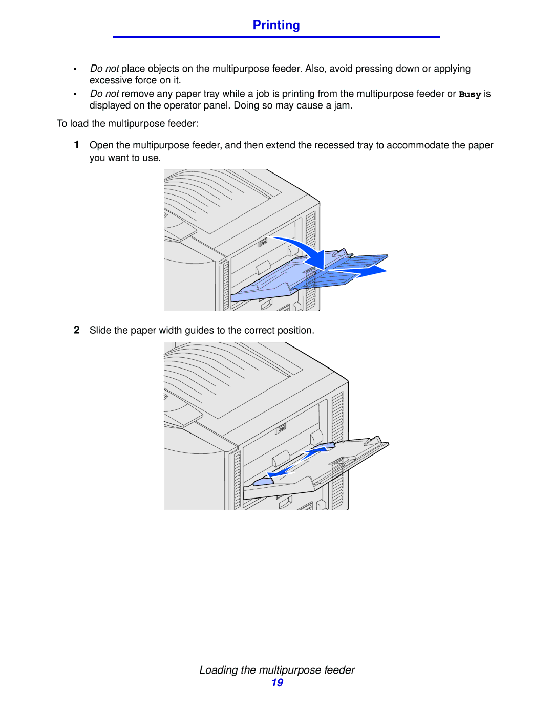 Lexmark 912 manual Printing 