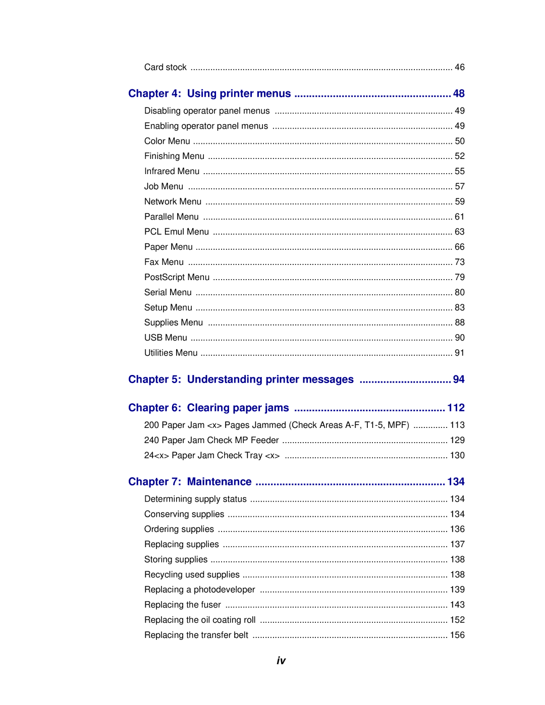 Lexmark 912 manual Using printer menus 