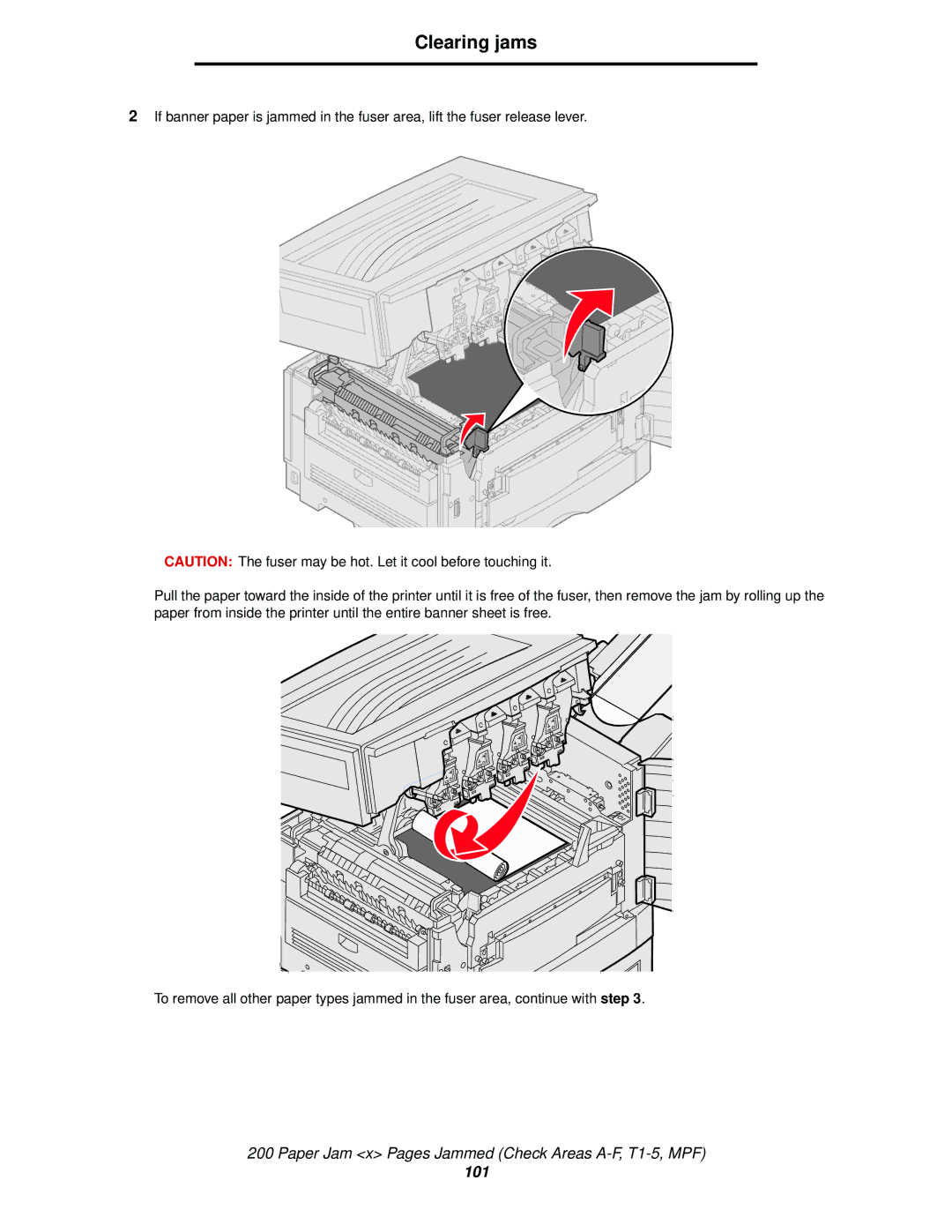 Lexmark 920 manual 101 