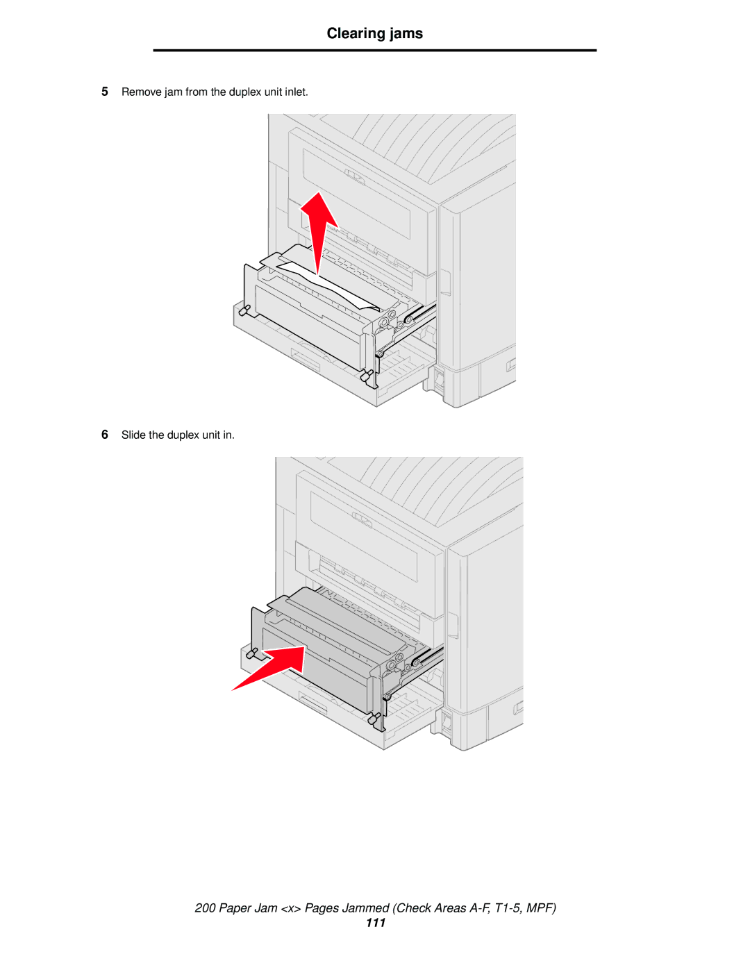 Lexmark 920 manual 111 