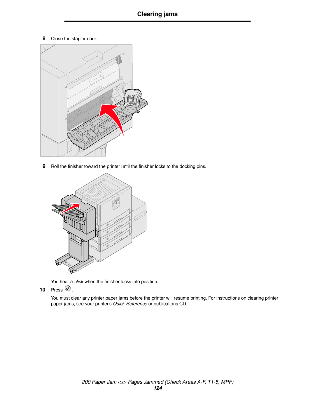 Lexmark 920 manual 124 