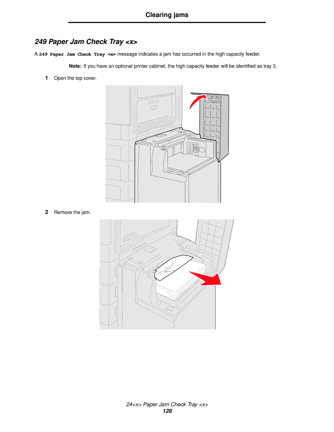 Lexmark 920 manual Paper Jam Check Tray 