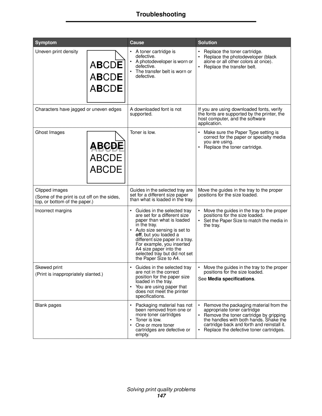 Lexmark 920 manual Bcd E, See Media specifications 