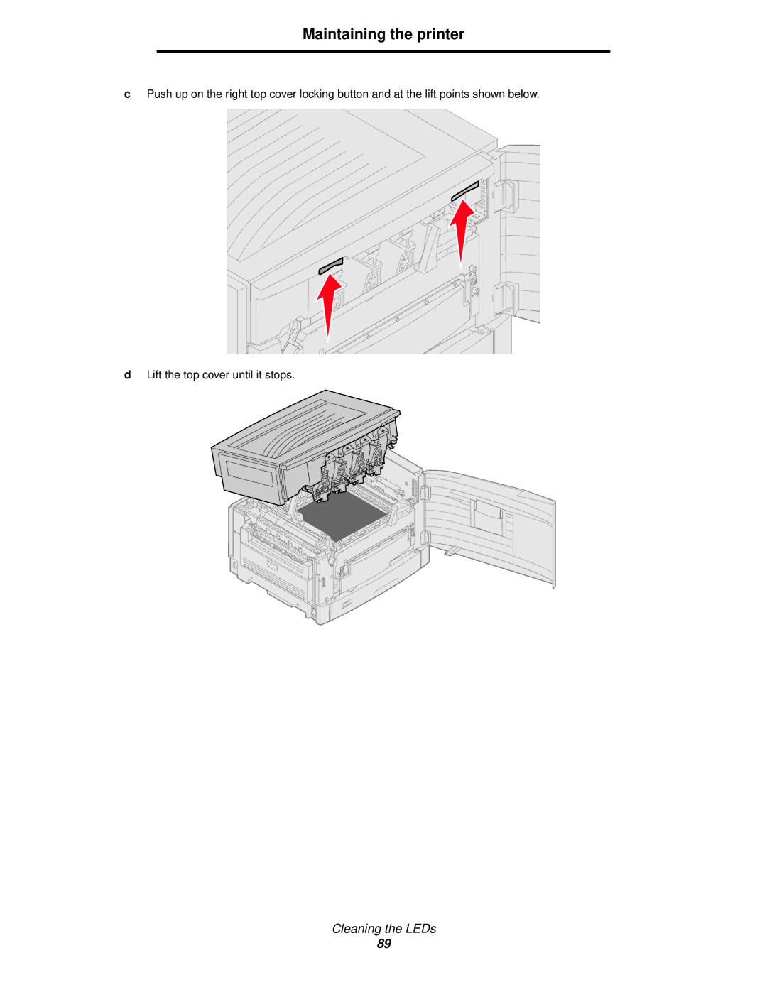 Lexmark 920 manual Maintaining the printer 