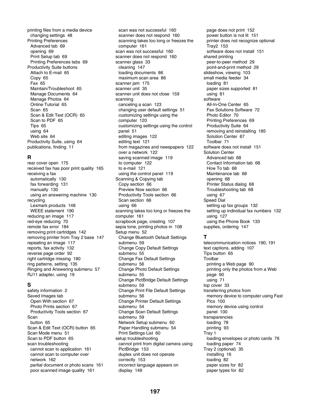 Lexmark 9300 Series manual 197 