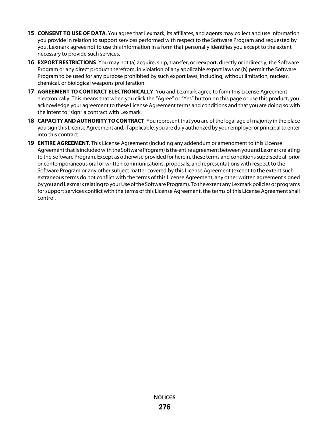 Lexmark 9500 Series manual 276 