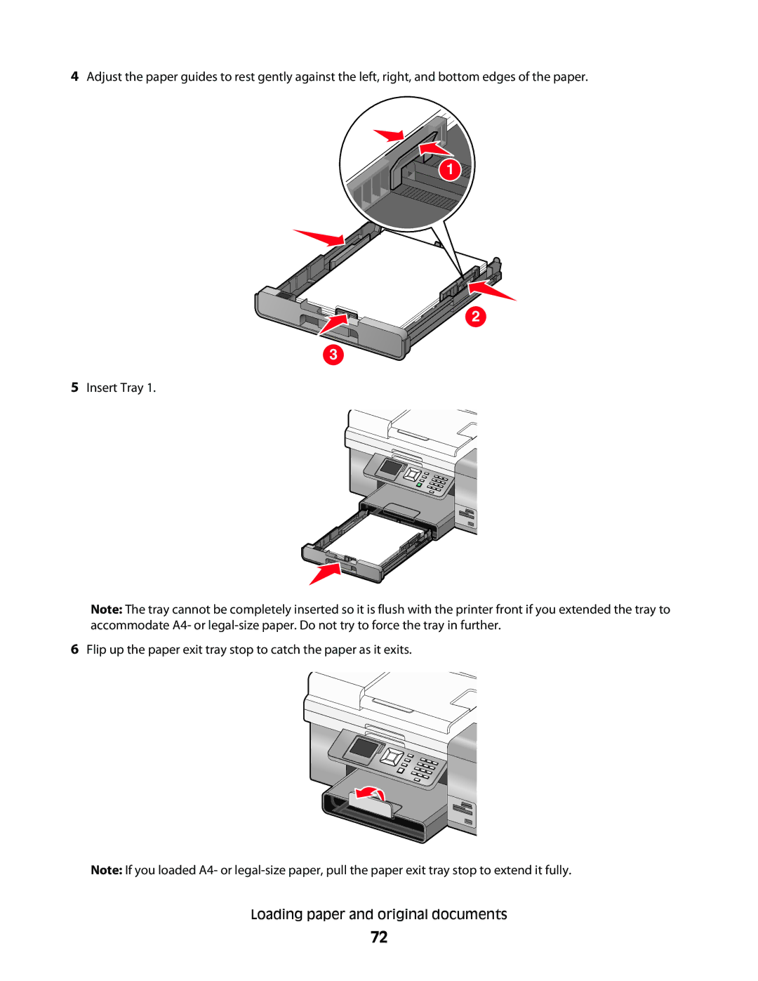 Lexmark 9500 Series manual Insert Tray 