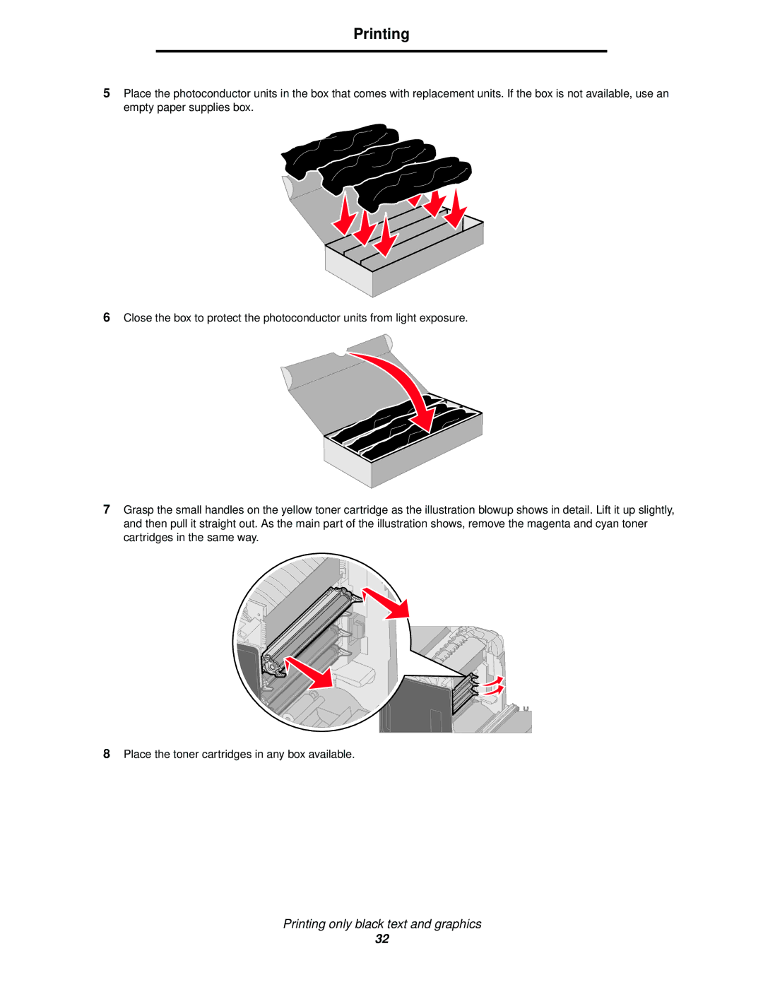 Lexmark C522, C524, C520 manual Printing 