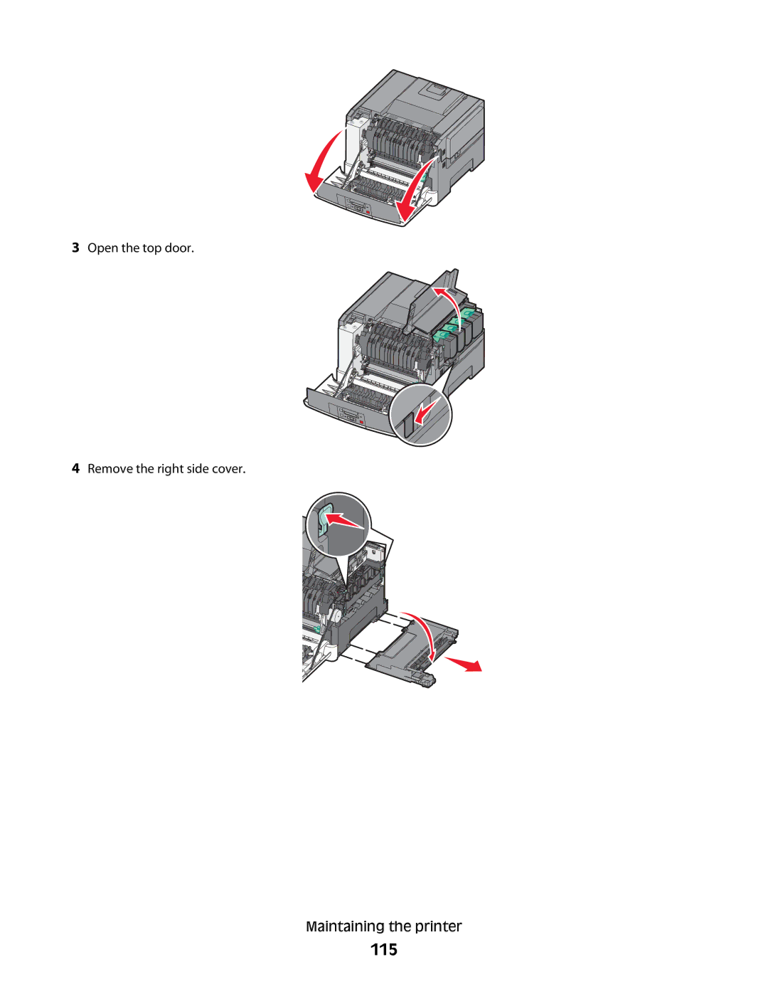 Lexmark C54x Series manual 115 