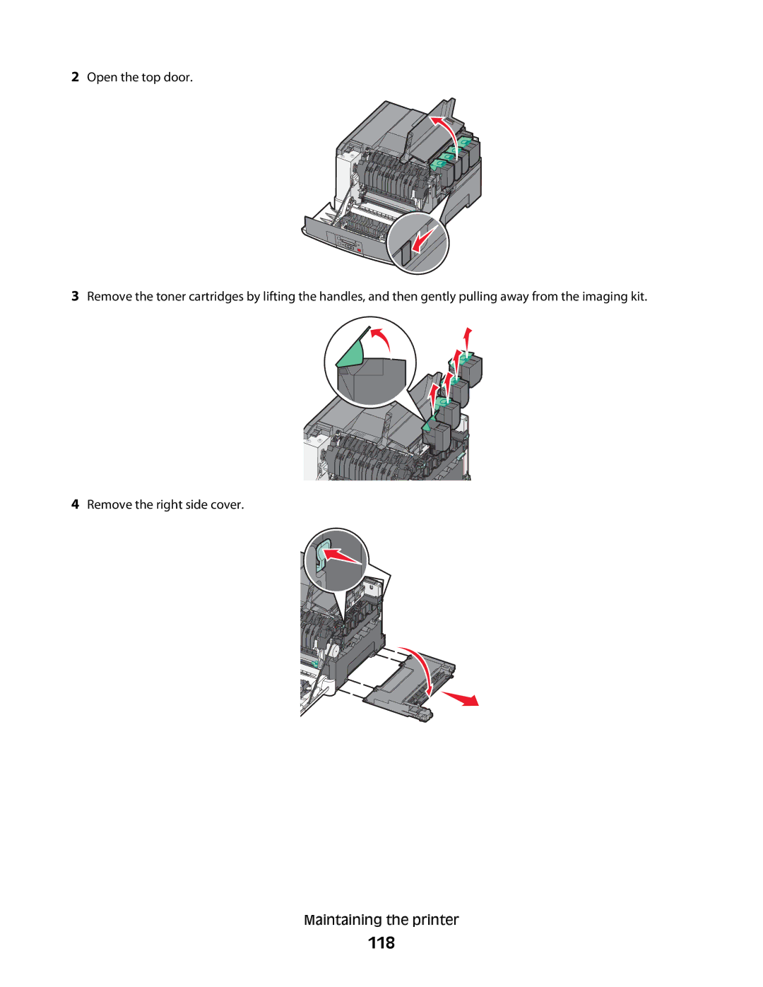 Lexmark C54x Series manual 118 