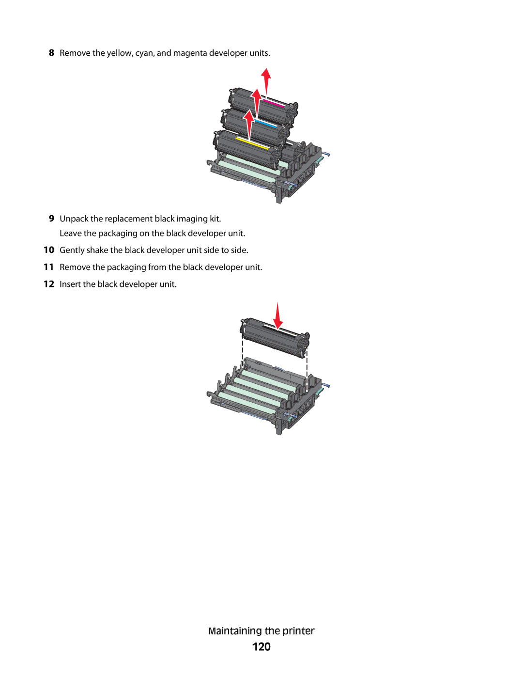 Lexmark C54x Series manual 120 