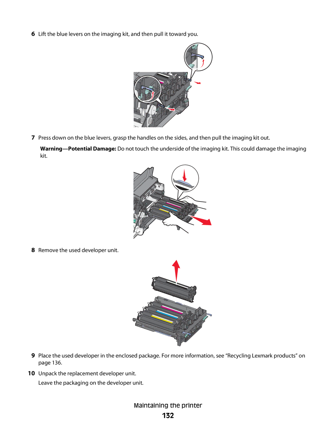 Lexmark C54x Series manual 132 