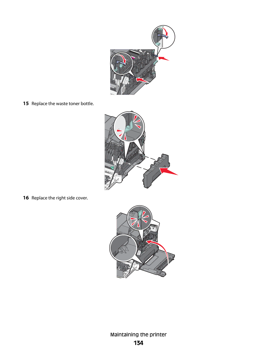 Lexmark C54x Series manual 134 