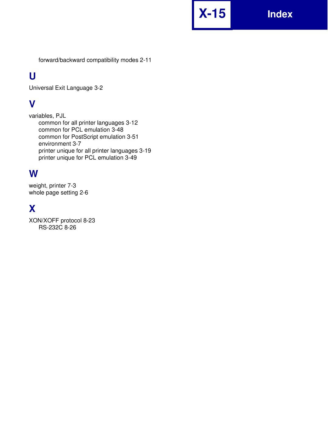 Lexmark C760, C762 manual Index 