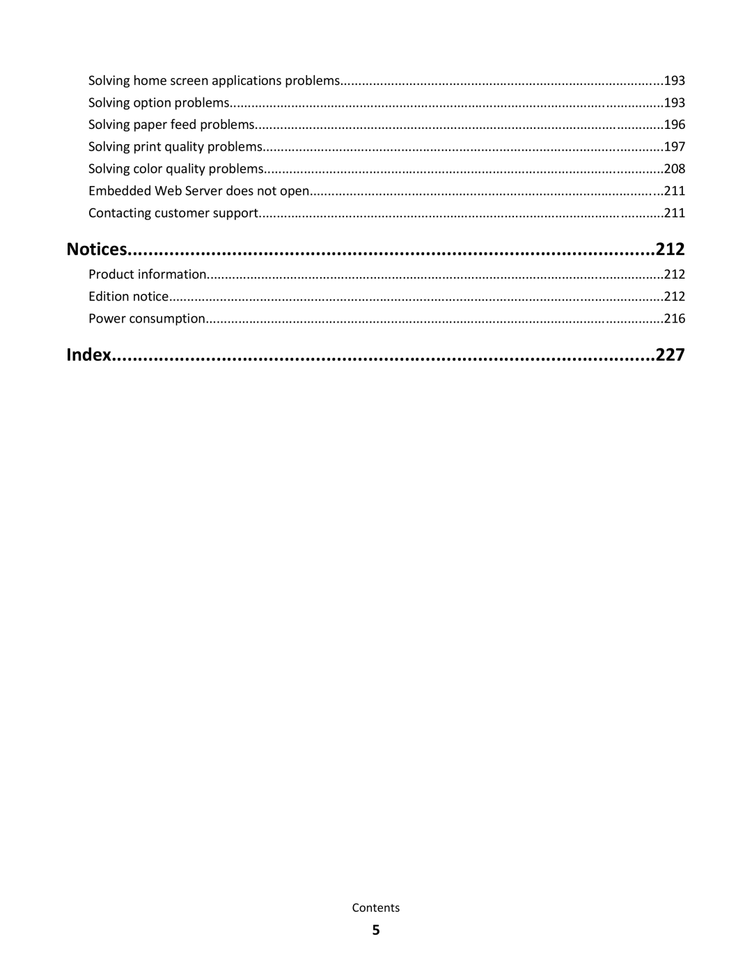 Lexmark C790 manual 212 