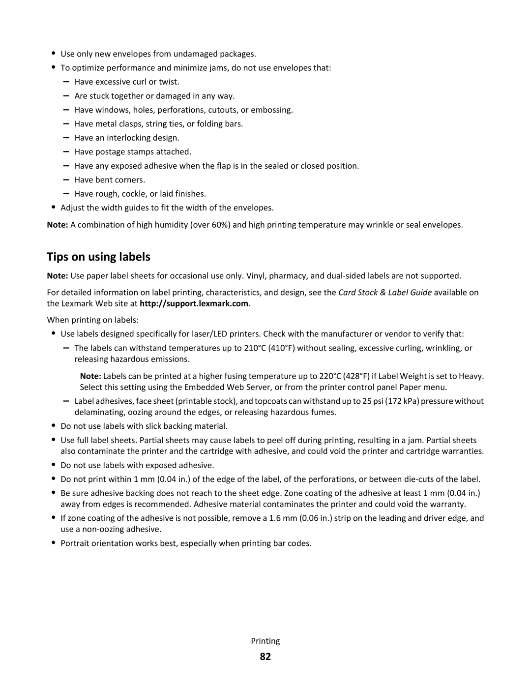 Lexmark C790 manual 