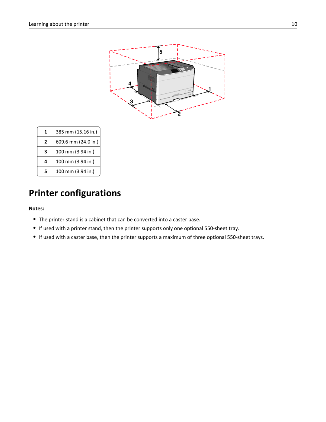 Lexmark 24Z0000, C925, 030 manual Printer configurations 