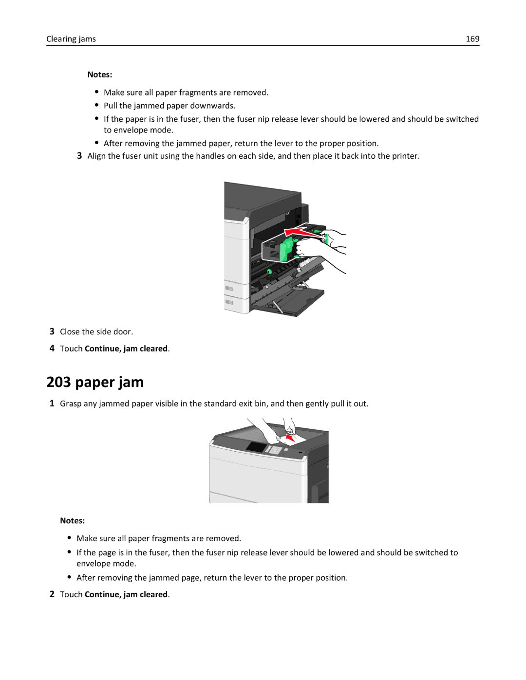 Lexmark 24Z0000, C925, 030 manual Paper jam 