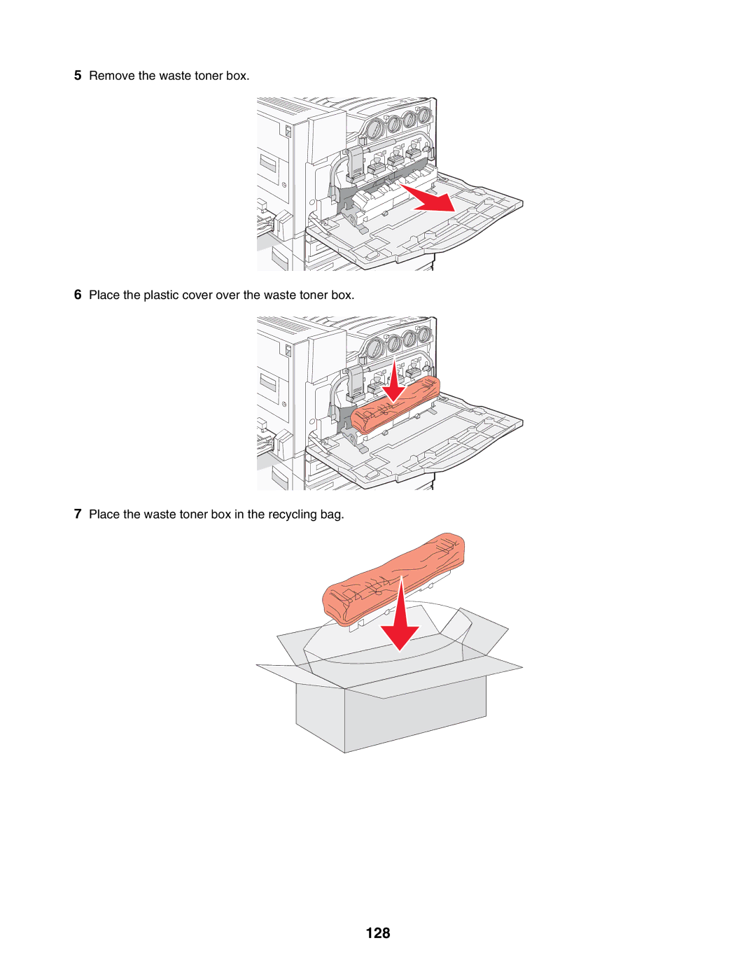 Lexmark C935 manual 128 